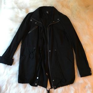 Black utility jacket